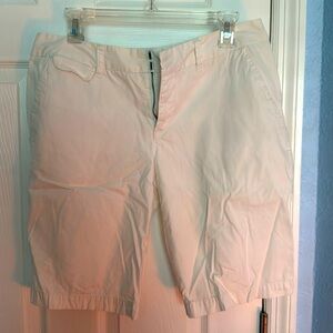 White Merona Bermuda shorts